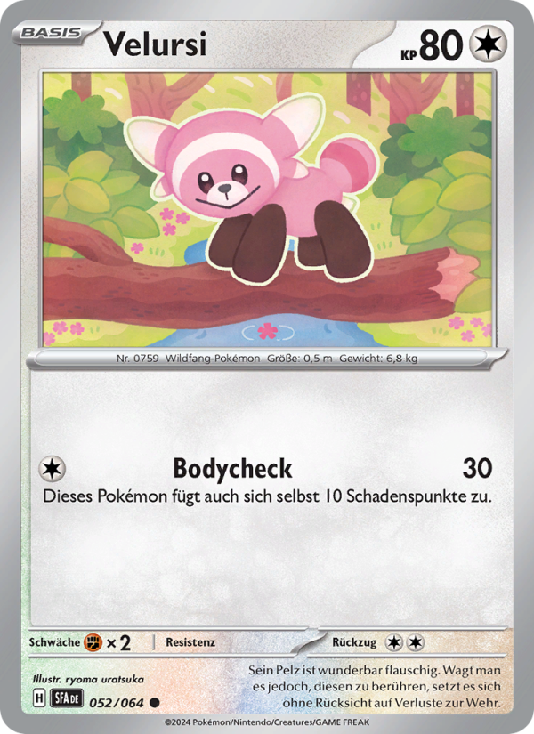 Velursi 052 — Nebel der Sagen (German Pokémon TCG card)