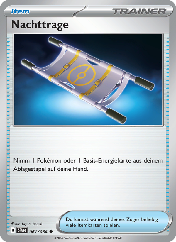 Nachttrage 061 — Nebel der Sagen (German Pokémon TCG card)