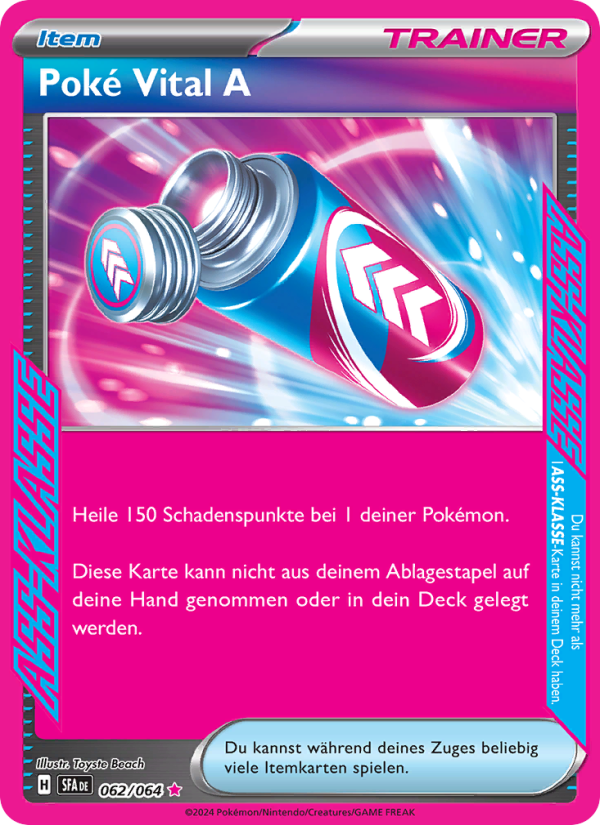 Poké Vital A 062 — Nebel der Sagen (German Pokémon TCG card)