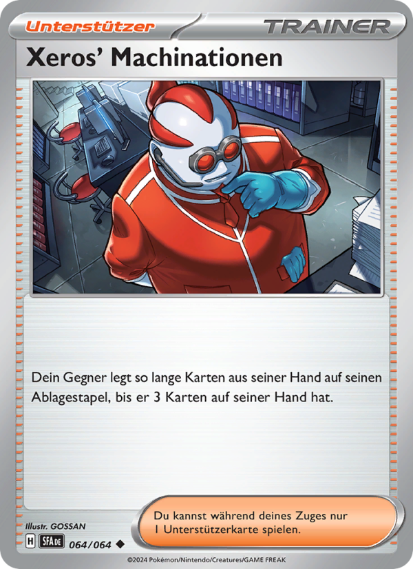 Xeros' Machinationen 064 — Nebel der Sagen (German Pokémon TCG card)