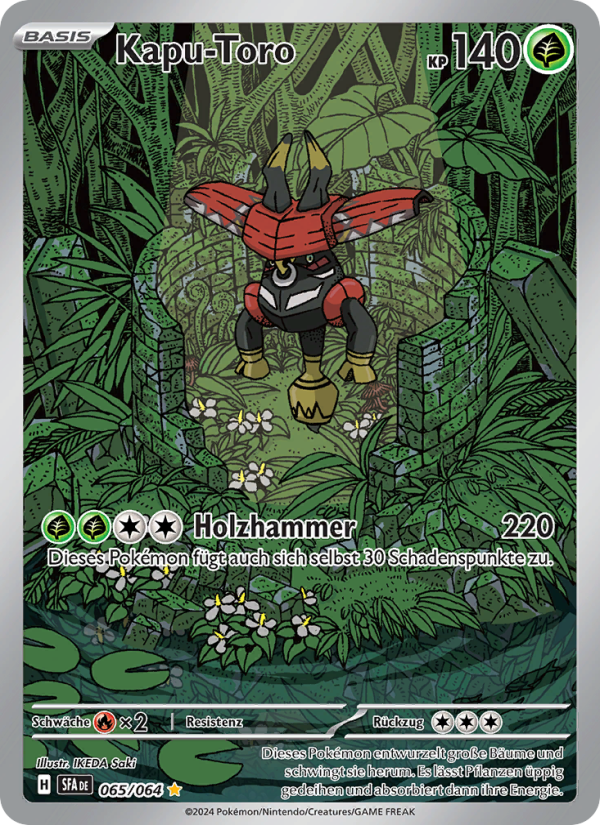 Kapu-Toro 065 — Nebel der Sagen (German Pokémon TCG card)
