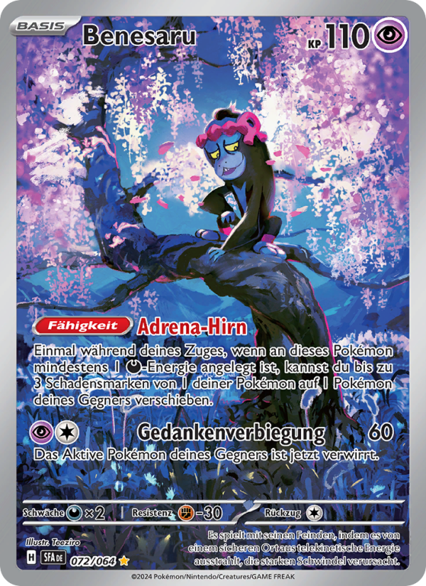 Benesaru 072 — Nebel der Sagen (German Pokémon TCG card)