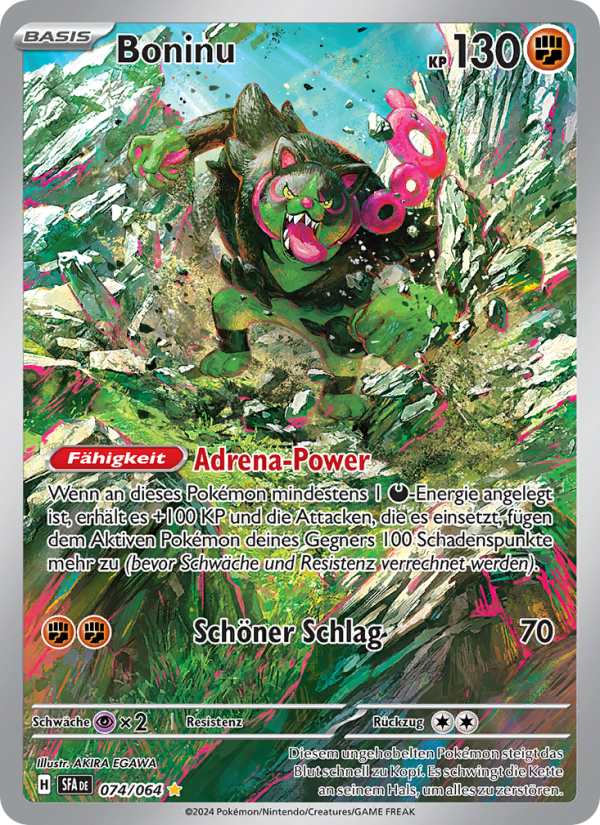 Boninu 074 — Nebel der Sagen (German Pokémon TCG card)