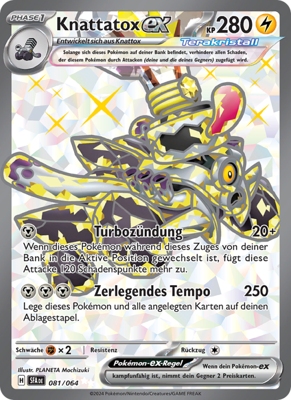 Knattatox-ex 081 — Nebel der Sagen (German Pokémon TCG card)