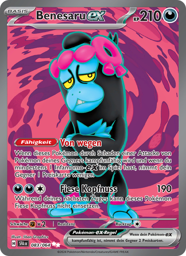 Benesaru-ex 083 — Nebel der Sagen (German Pokémon TCG card)