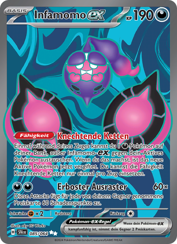 Infamomo-ex 085 — Nebel der Sagen (German Pokémon TCG card)