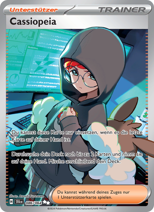 Cassiopeia 086 — Nebel der Sagen (German Pokémon TCG card)