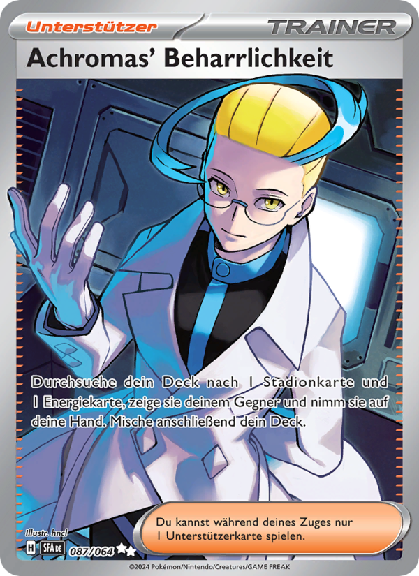 Achromas' Beharrlichkeit 087 — Nebel der Sagen (German Pokémon TCG card)