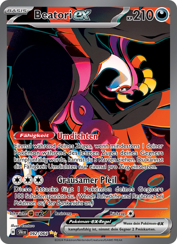 Beatori-ex 092 — Nebel der Sagen (German Pokémon TCG card)