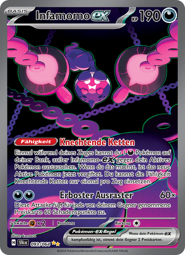 Infamomo-ex 093 — Nebel der Sagen (German Pokémon TCG card)