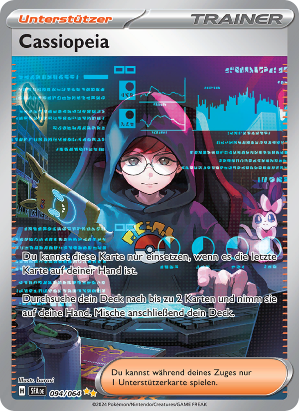 Cassiopeia 094 — Nebel der Sagen (German Pokémon TCG card)
