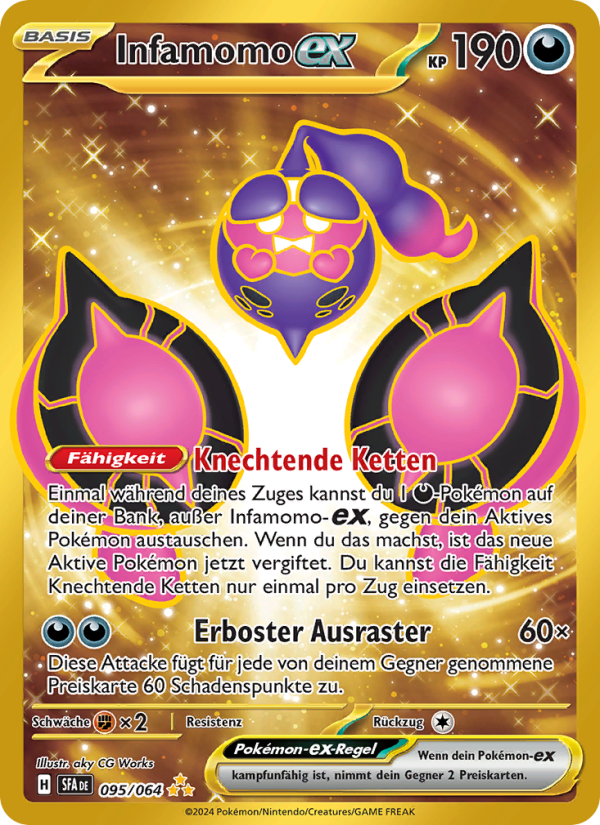 Infamomo-ex 095 — Nebel der Sagen (German Pokémon TCG card)