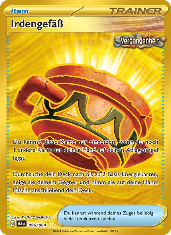Irdengefäß 096 — Nebel der Sagen (German Pokémon TCG card)
