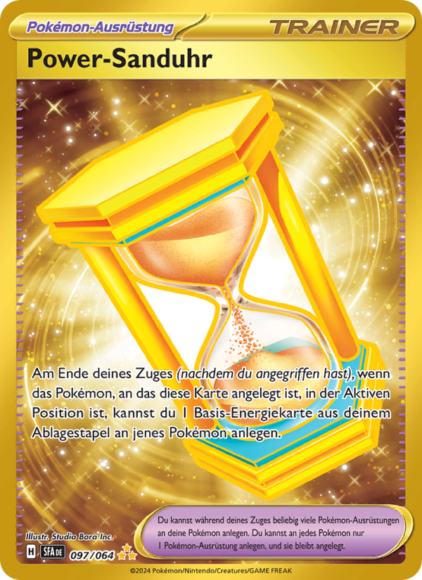 Power-Sanduhr 097 — Nebel der Sagen (German Pokémon TCG card)