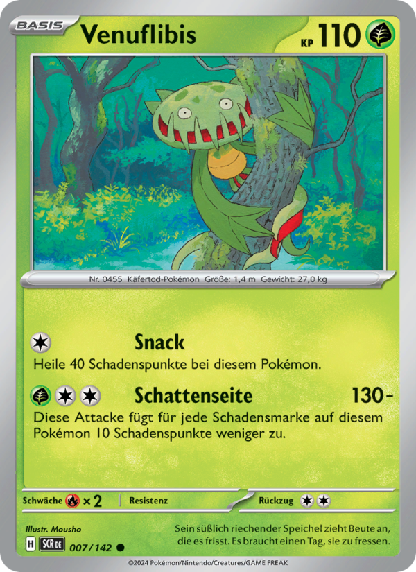 Venuflibis 007 — Stellar Crown (German Pokémon TCG card)