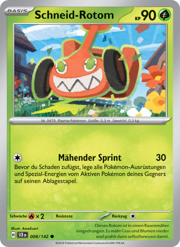 Schneid-Rotom 008 — Stellar Crown (German Pokémon TCG card)