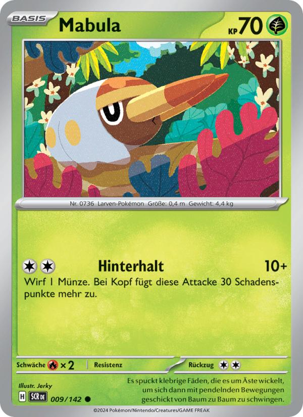 Mabula 009 — Stellar Crown (German Pokémon TCG card)