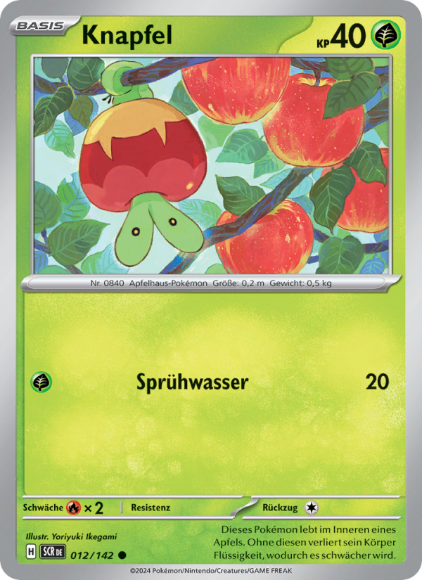 Knapfel 012 — Stellar Crown (German Pokémon TCG card)