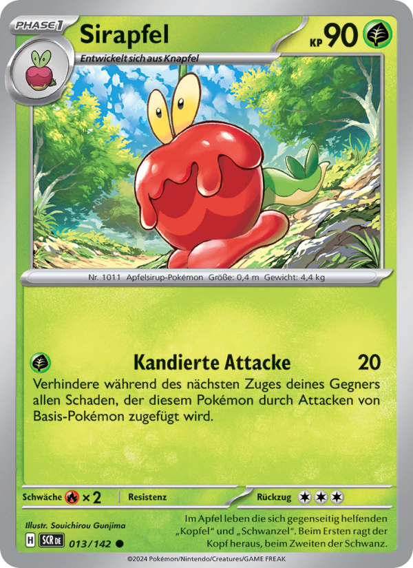 Sirapfel 013 — Stellar Crown (German Pokémon TCG card)