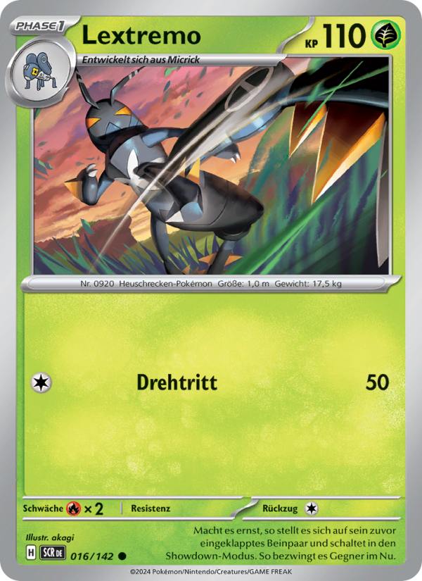 Lextremo 016 — Stellar Crown (German Pokémon TCG card)