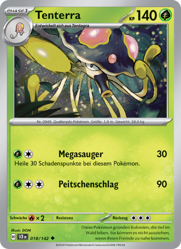 Tenterra 018 — Stellar Crown (German Pokémon TCG card)