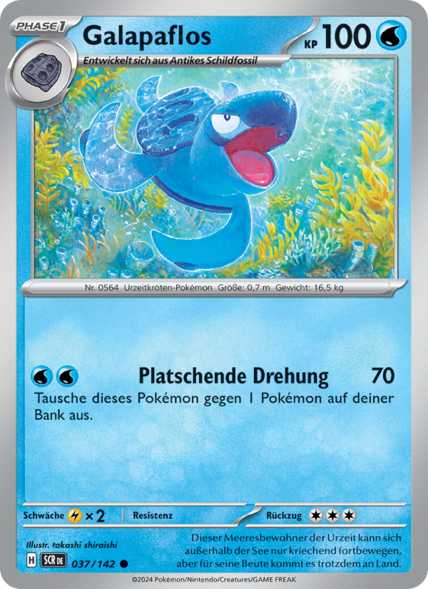 Galapaflos 037 — Stellar Crown (German Pokémon TCG card)