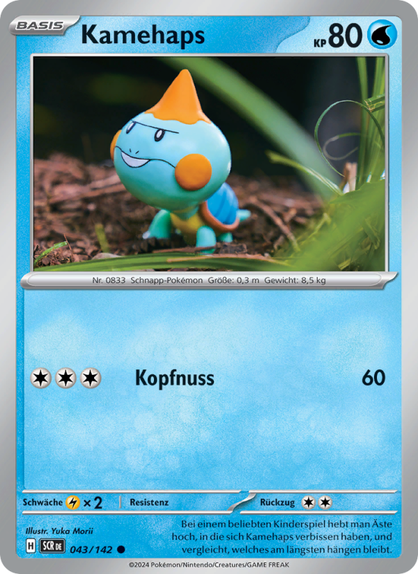 Kamehaps 043 — Stellar Crown (German Pokémon TCG card)