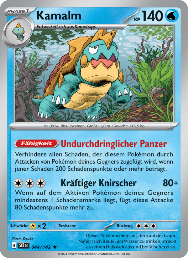 Kamalm 044 — Stellar Crown (German Pokémon TCG card)
