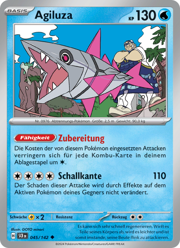 Agiluza 045 — Stellar Crown (German Pokémon TCG card)