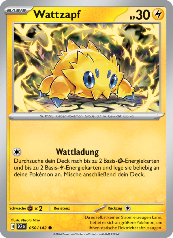Wattzapf 050 — Stellar Crown (German Pokémon TCG card)
