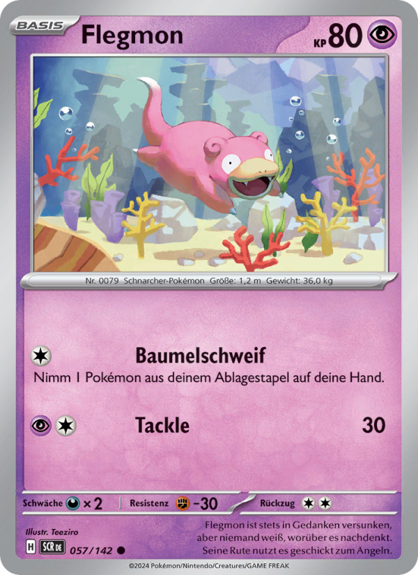 Flegmon 057 — Stellar Crown (German Pokémon TCG card)