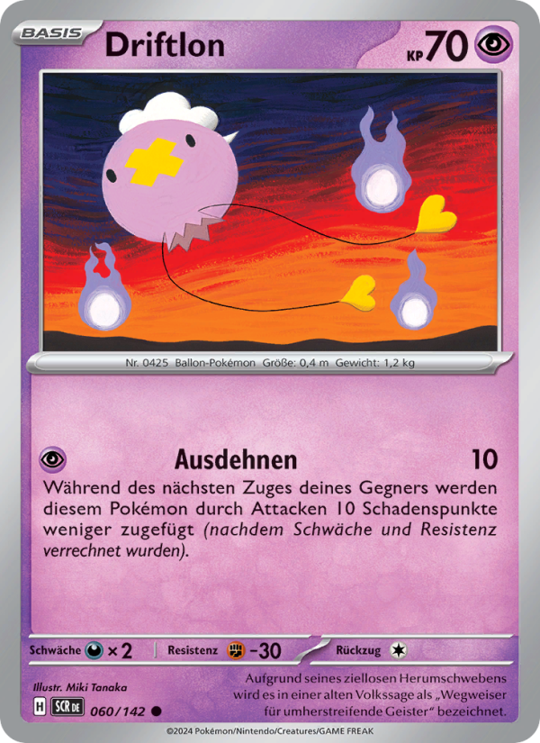 Driftlon 060 — Stellar Crown (German Pokémon TCG card)