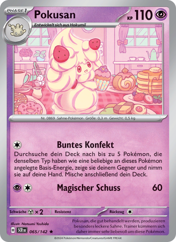 Pokusan 065 — Stellar Crown (German Pokémon TCG card)
