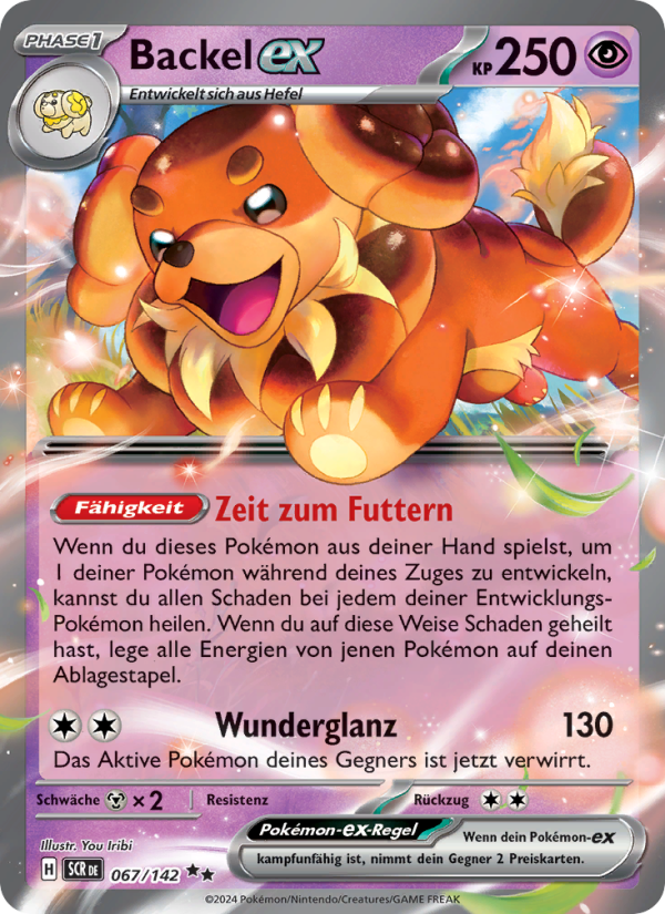 Backel-ex 067 — Stellar Crown (German Pokémon TCG card)