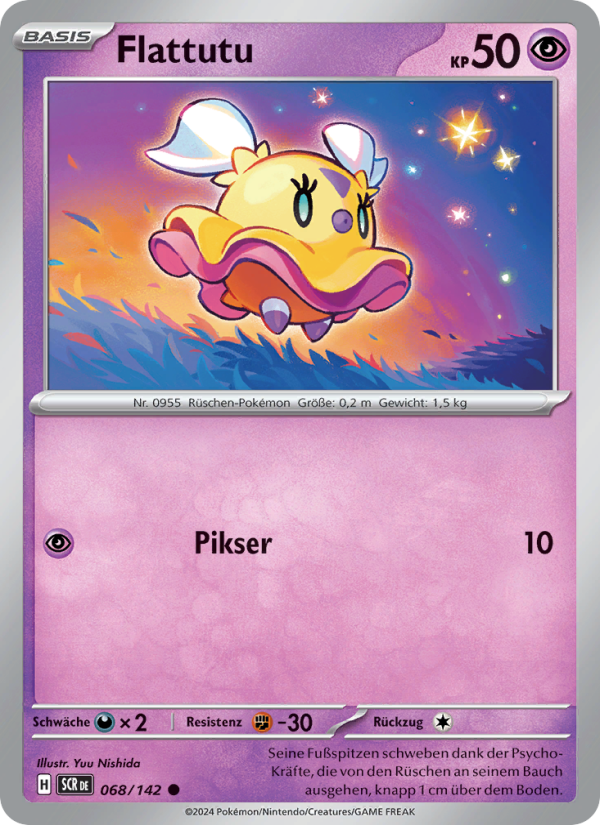 Flattutu 068 — Stellar Crown (German Pokémon TCG card)