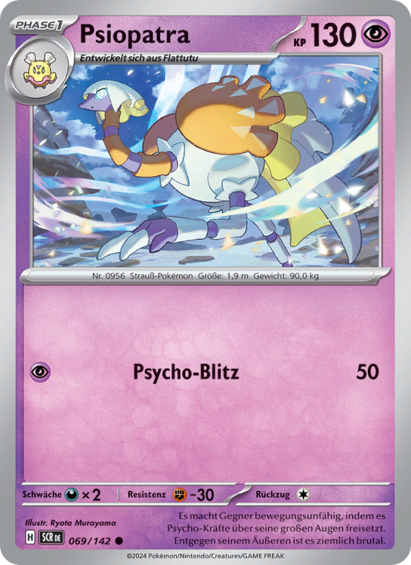 Psiopatra 069 — Stellar Crown (German Pokémon TCG card)