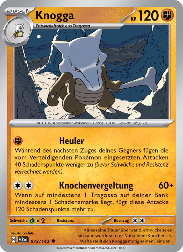 Knogga 073 — Stellar Crown (German Pokémon TCG card)