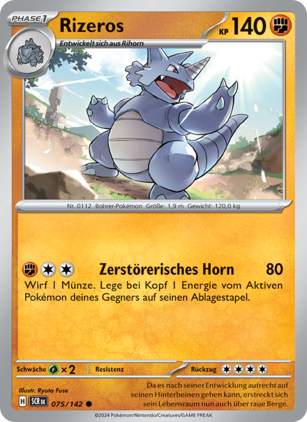Rizeros 075 — Stellar Crown (German Pokémon TCG card)