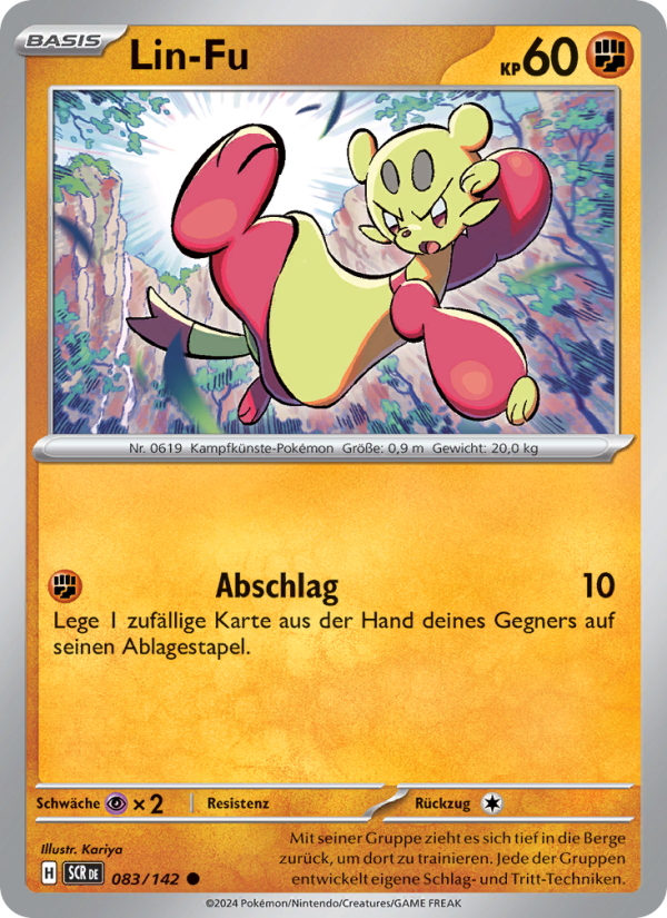 Lin-Fu 083 — Stellar Crown (German Pokémon TCG card)