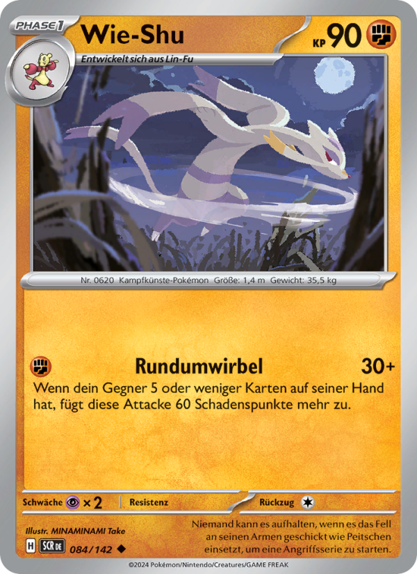 Wie-Shu 084 — Stellar Crown (German Pokémon TCG card)