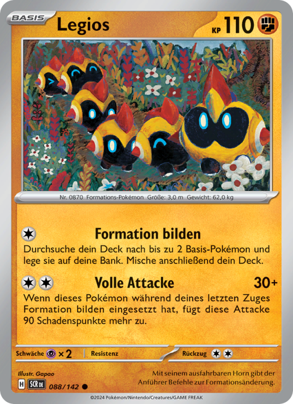 Legios 088 — Stellar Crown (German Pokémon TCG card)
