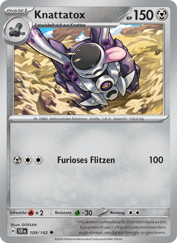 Knattatox 109 — Stellar Crown (German Pokémon TCG card)