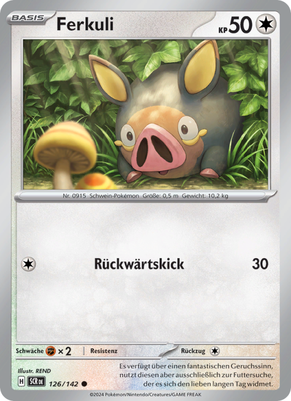 Ferkuli 126 — Stellar Crown (German Pokémon TCG card)