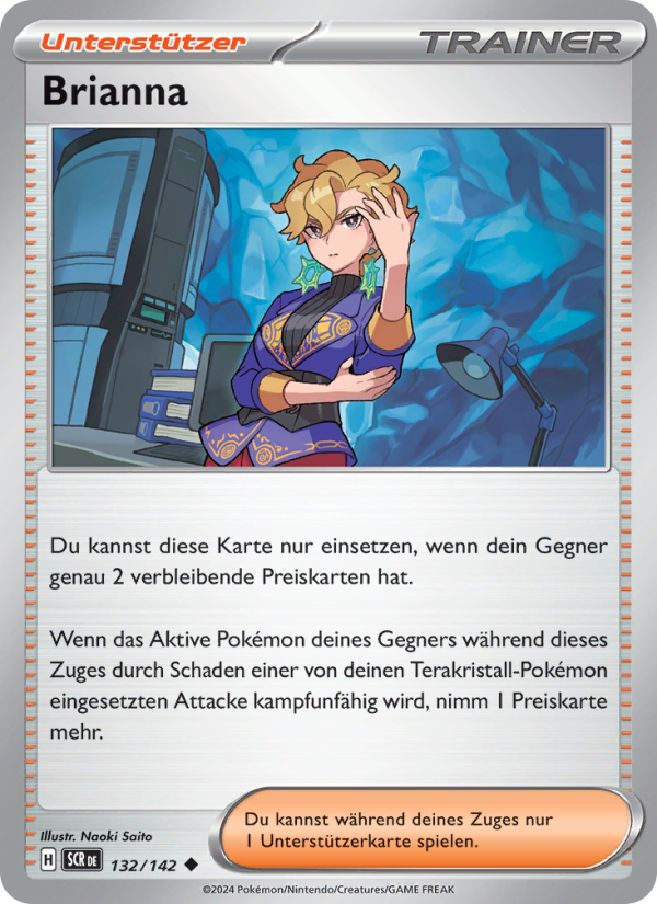Brianna 132 — Stellar Crown (German Pokémon TCG card)