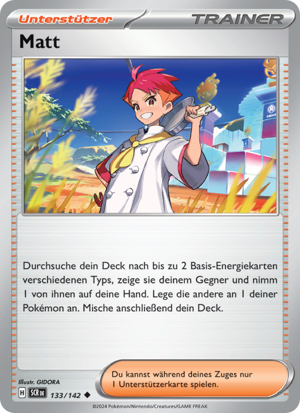 Matt 133 — Stellar Crown (German Pokémon TCG card)