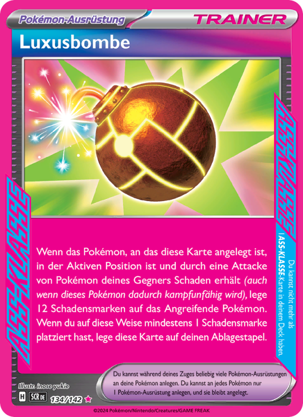 Luxusbombe 134 — Stellar Crown (German Pokémon TCG card)