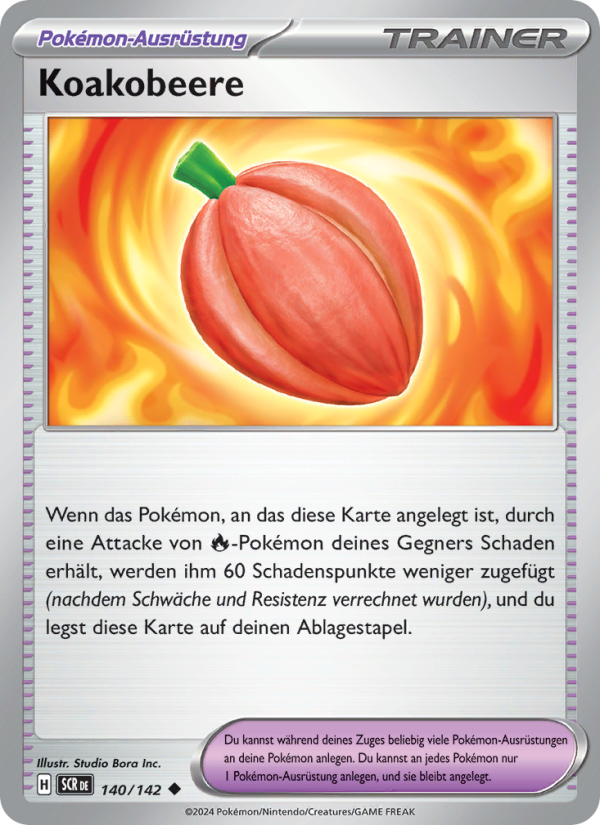 Koakobeere 140 — Stellar Crown (German Pokémon TCG card)