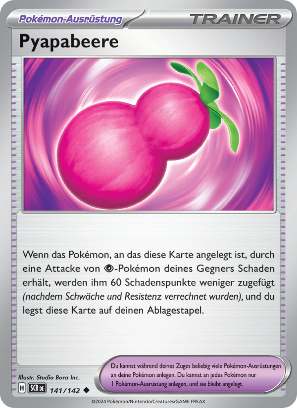 Pyapabeere 141 — Stellar Crown (German Pokémon TCG card)