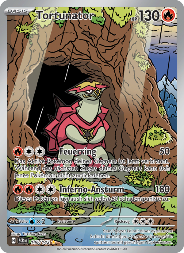 Tortunator 146 — Stellar Crown (German Pokémon TCG card)