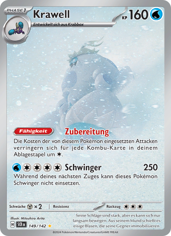 Krawell 149 — Stellar Crown (German Pokémon TCG card)